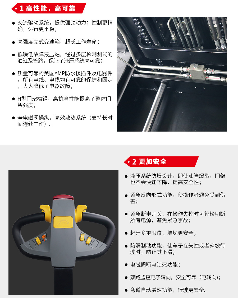 1.2噸/1.5噸前移式堆高車(chē)